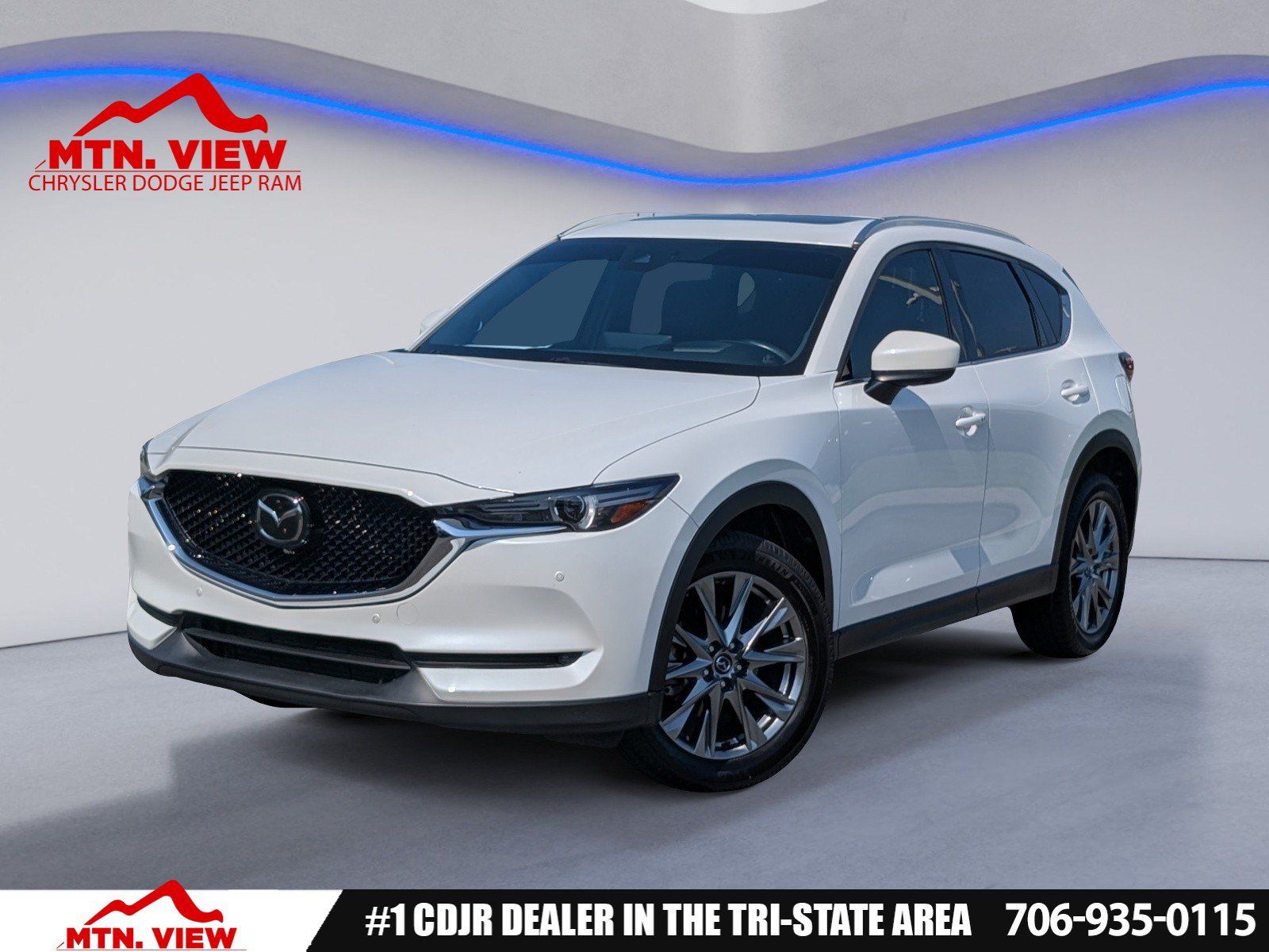 Snowflake White Pearl Mica 2021 Mazda CX-5 SUV / Crossover All-Wheel Drive 6-Speed Automatic