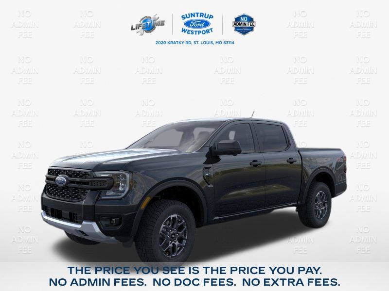 Shadow Black 2026 Ford Ranger Pickup Truck Four-Wheel Drive Automatic