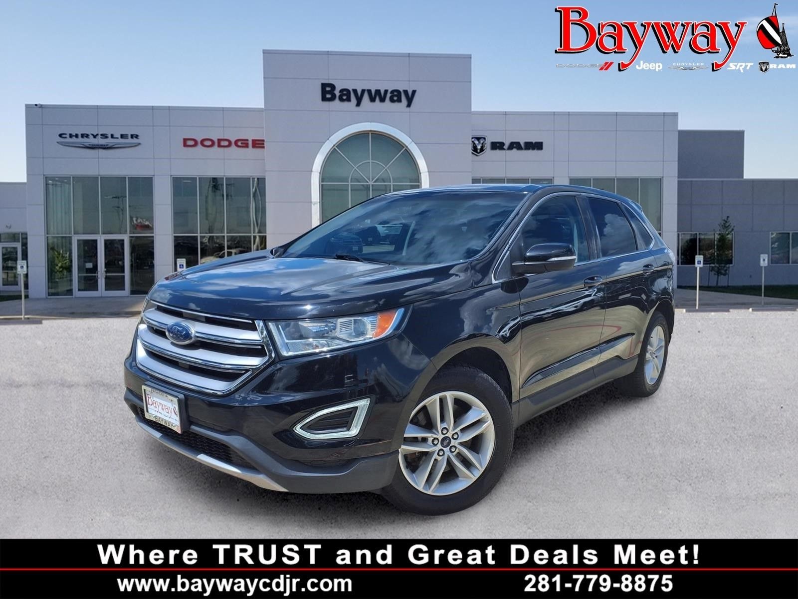 Shadow Black 2018 Ford Edge SUV / Crossover All-Wheel Drive 6-Speed Automatic