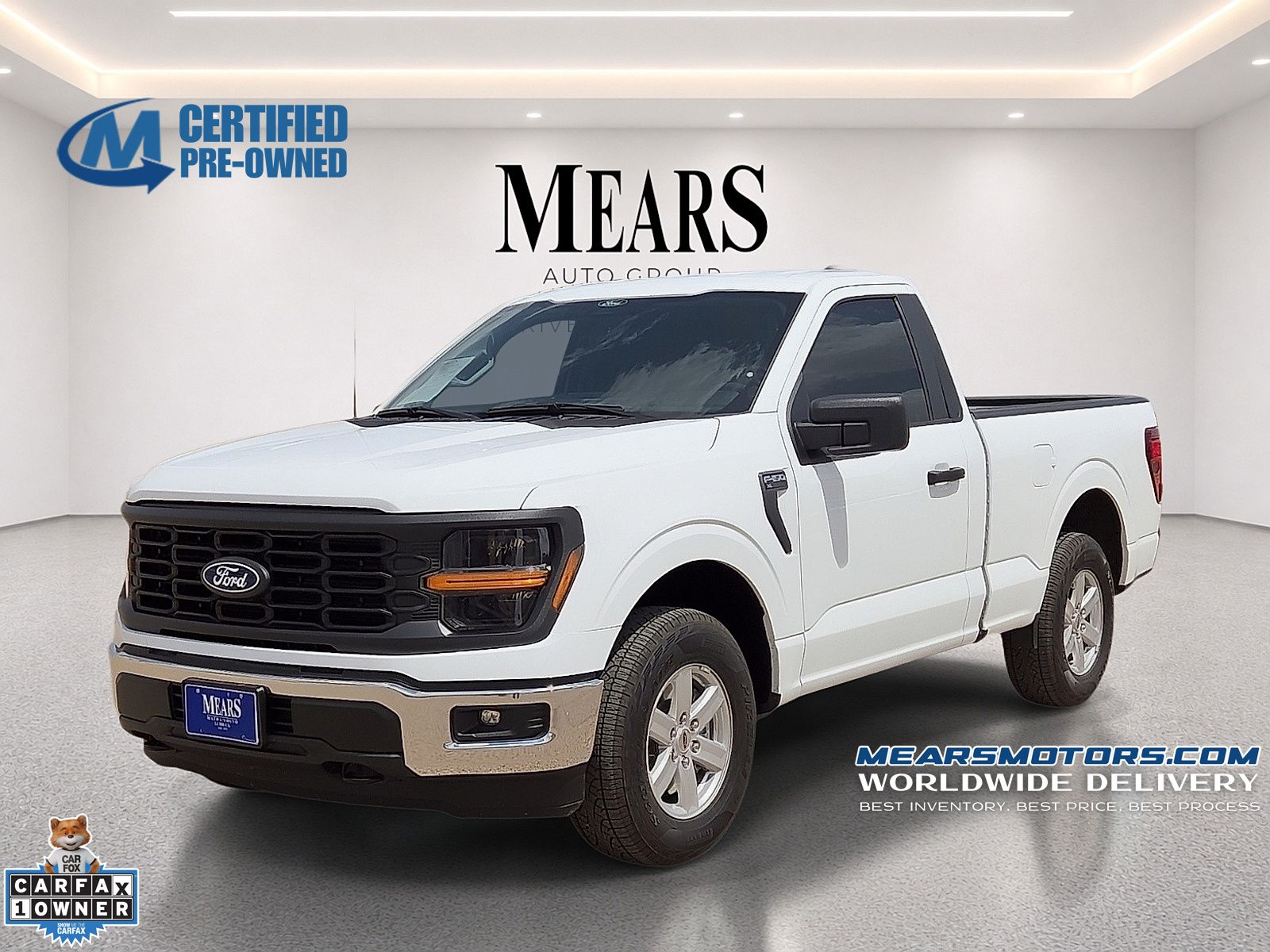Oxford White 2025 Ford F-150 Pickup Truck Four-Wheel Drive Automatic
