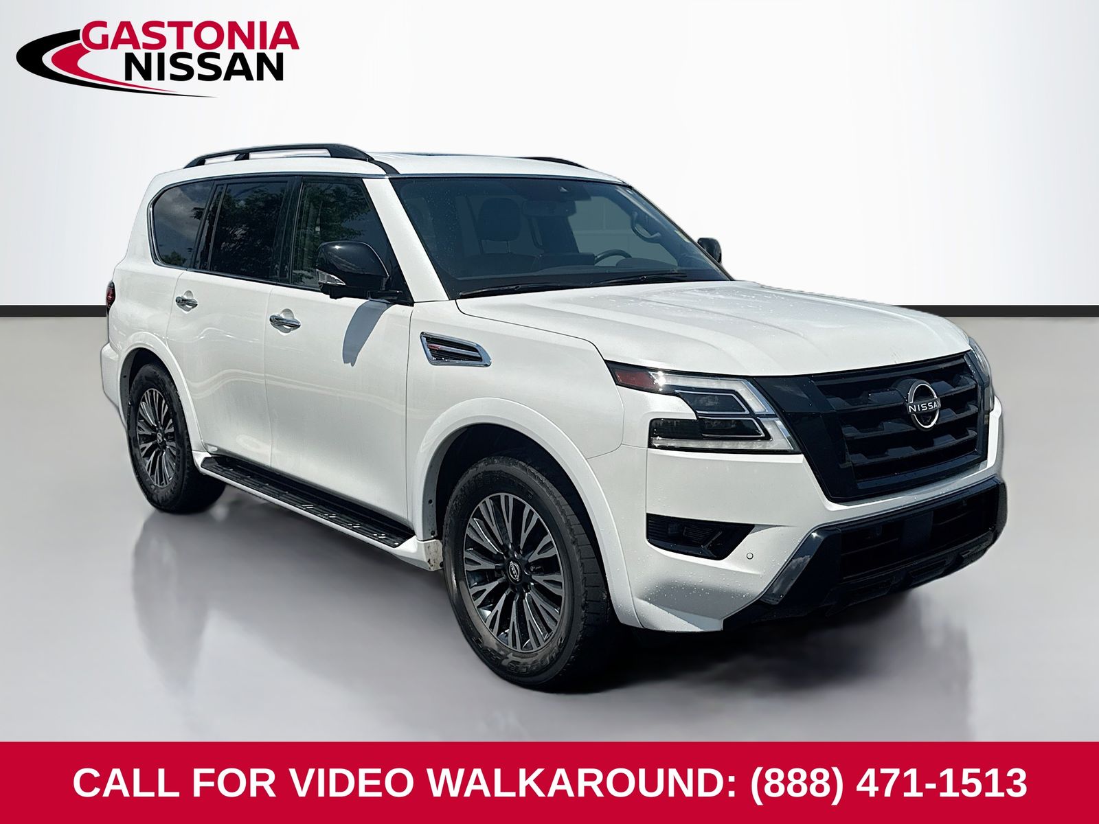 Aspen White Tricoat 2023 Nissan Armada SUV / Crossover 4X2 7-Speed Automatic