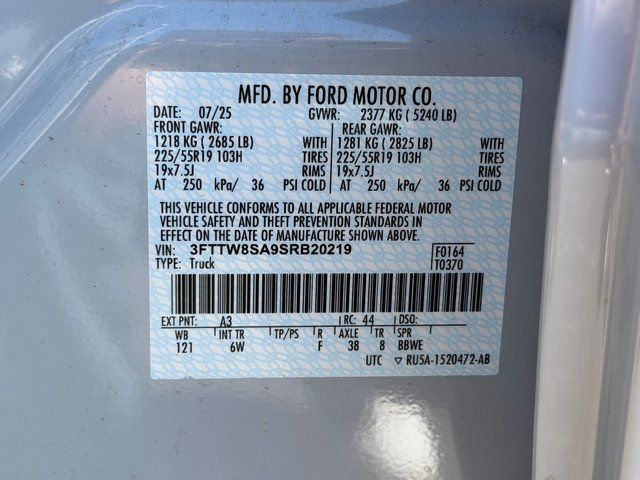 New 2025 Space White Metallic Ford Lariat image 33