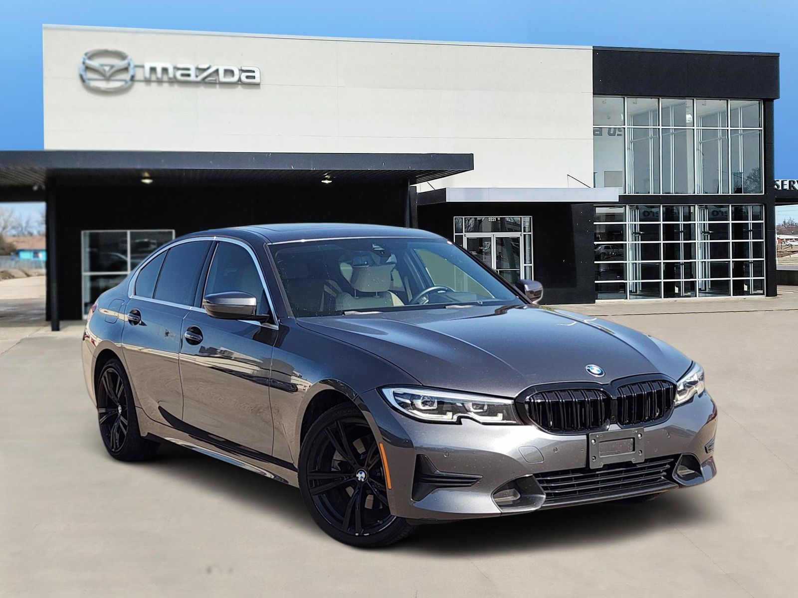Gray 2021 BMW 3 Series Sedan All-Wheel Drive 8-Speed Automatic