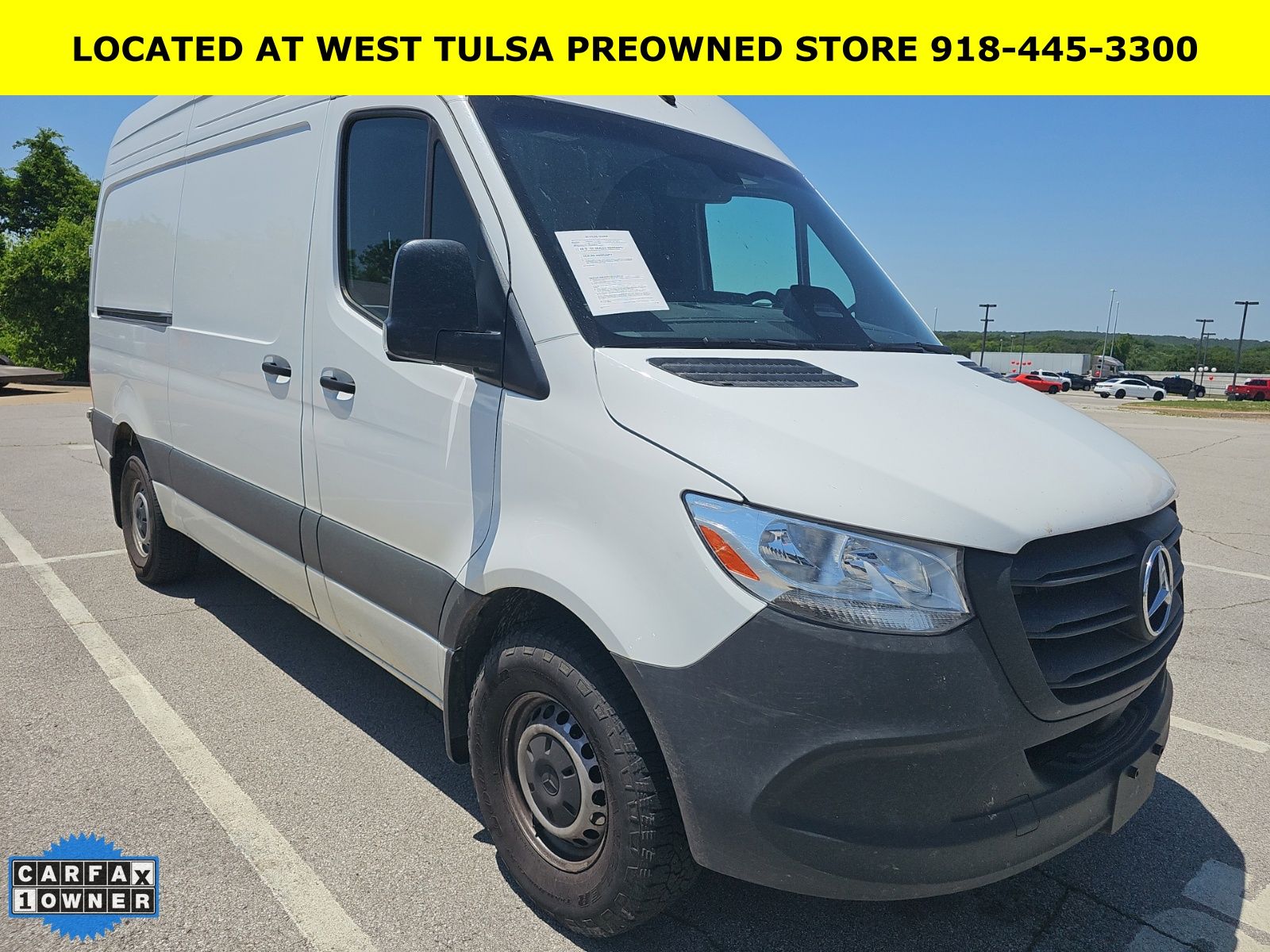 Arctic White 2025 Mercedes-Benz Sprinter Cargo 2500 144 RWD Van Rear-Wheel Drive 9-Speed Automatic