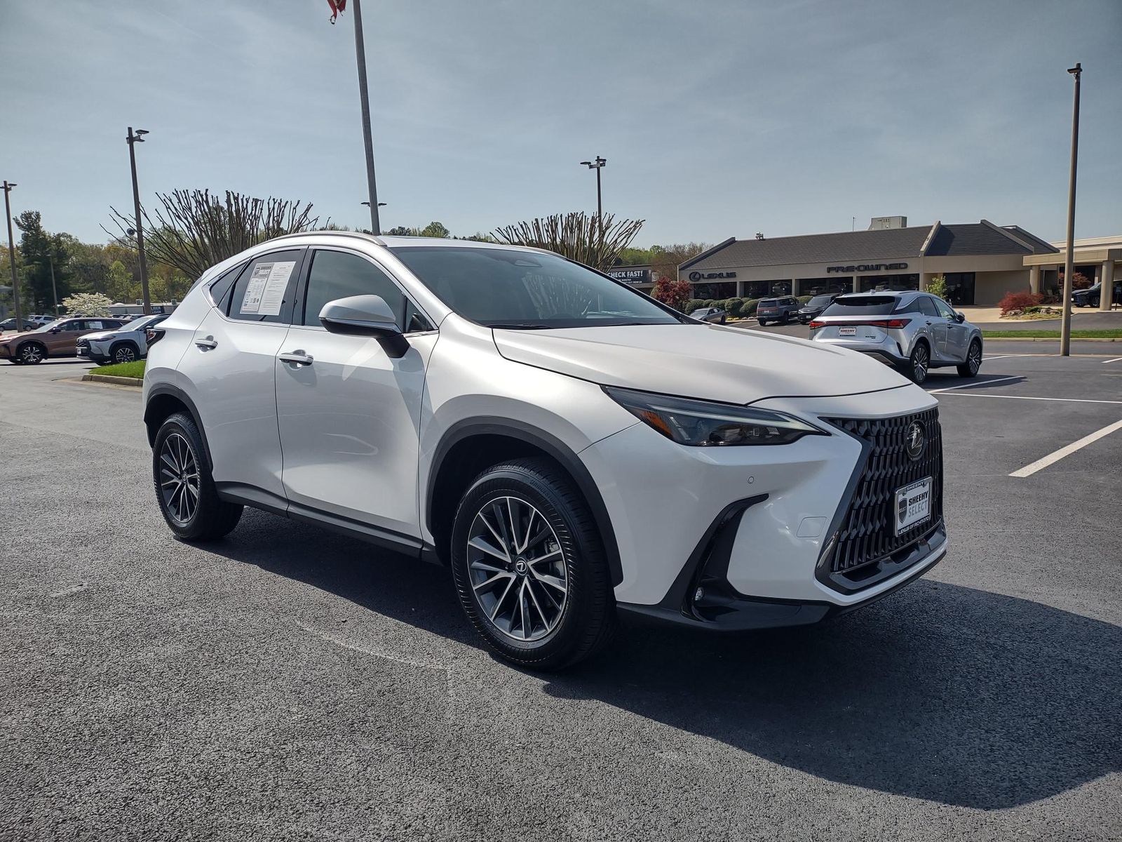White 2025 Lexus NX 350 AWD SUV / Crossover All-Wheel Drive 8-Speed Automatic