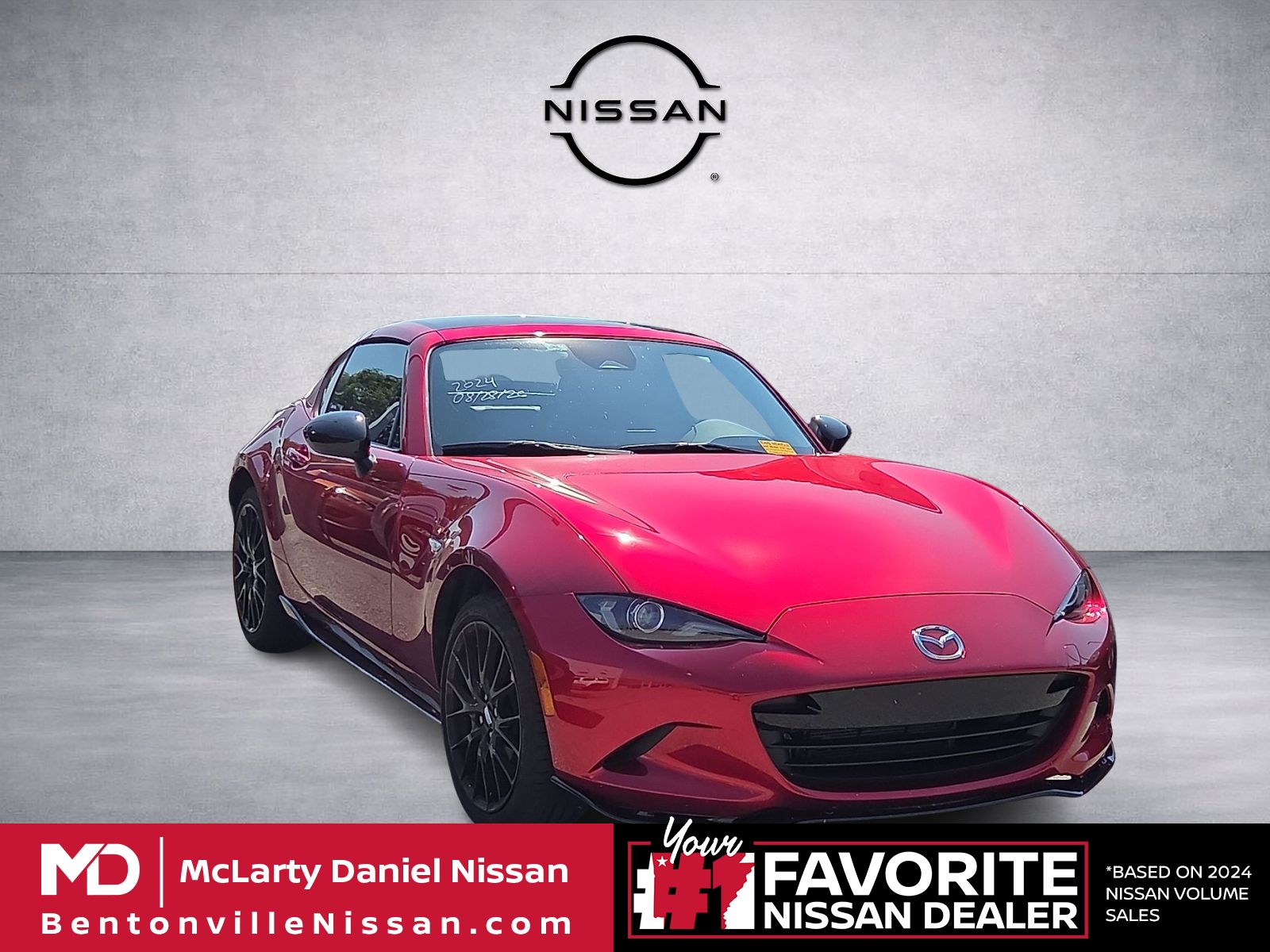 Red Crystal 2025 Mazda MX-5 Miata Convertible Rear-Wheel Drive 6-Speed Manual
