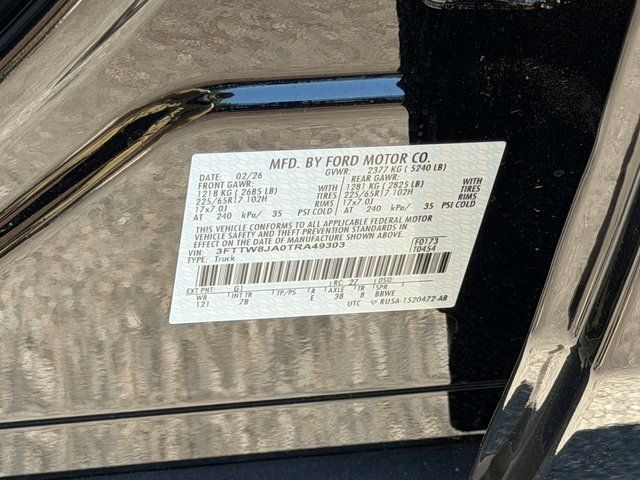 New 2026 Shadow Black Ford XLT image 36