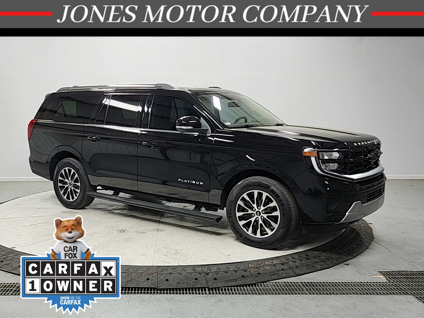 Agate Black Metallic 2025 Ford Expedition MAX Platinum 4WD SUV / Crossover Four-Wheel Drive Automatic