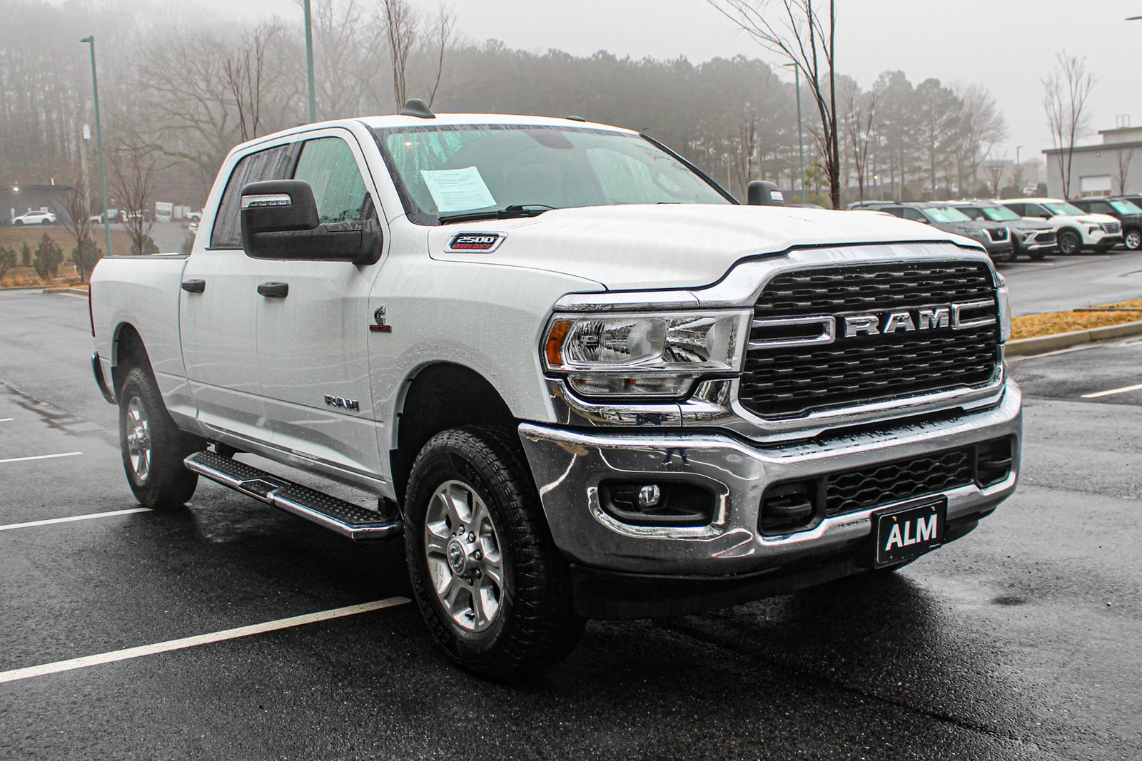 Used 2024 Bright White Clearcoat Ram Big Horn image 3