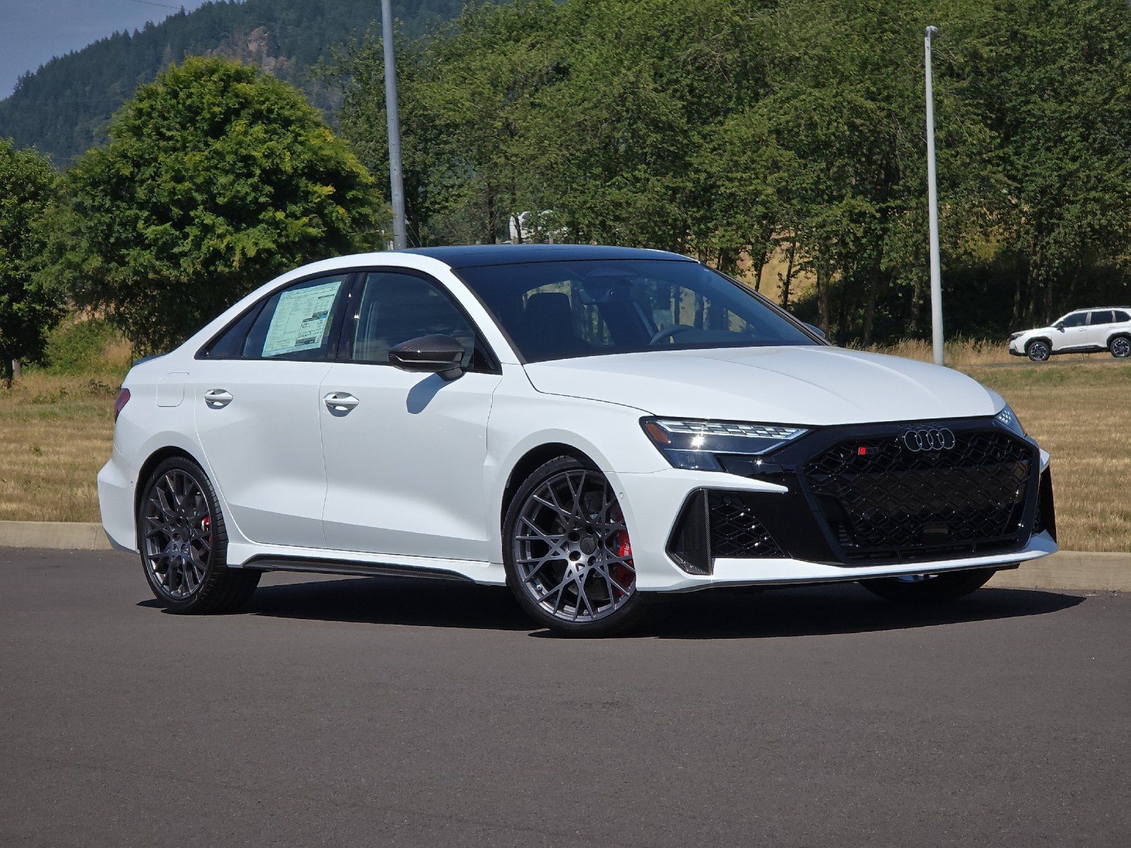 White 2026 Audi RS 3 Sedan All-Wheel Drive 7-Speed Automatic