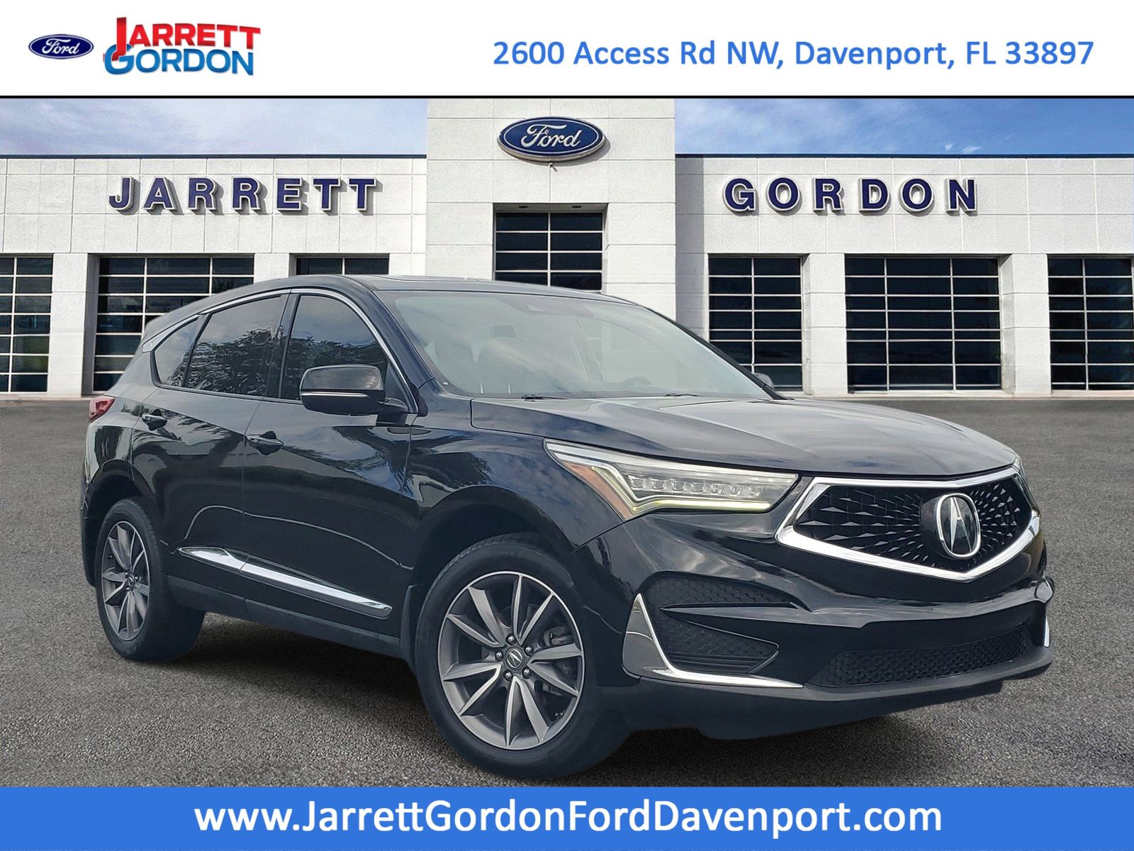 Black 2019 Acura RDX FWD with Technology Package SUV / Crossover Front-Wheel Drive Automatic