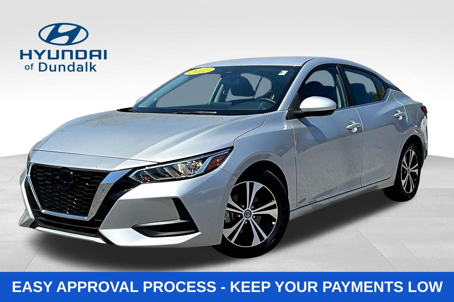 Brilliant Silver Metallic 2022 Nissan Sentra SV FWD Sedan Front-Wheel Drive Continuously Variable Transmission