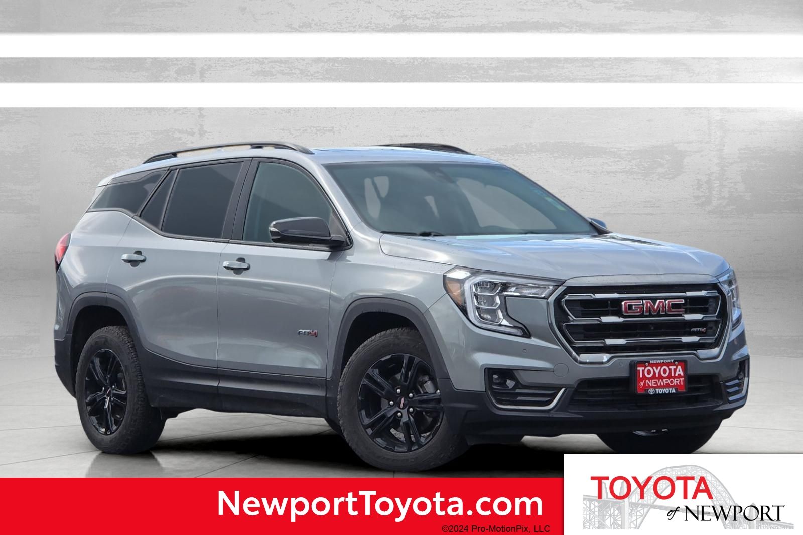 Sterling Metallic 2024 GMC Terrain AT4 AWD SUV / Crossover All-Wheel Drive 9-Speed Automatic