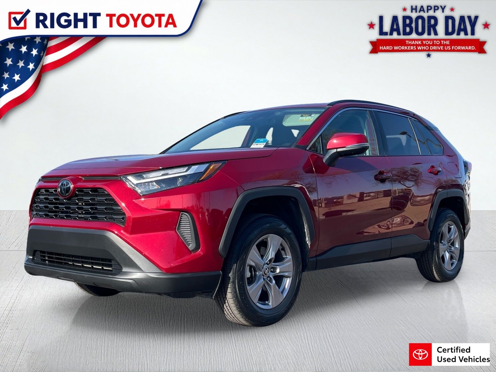 Red (Ruby Flare Pearl) 2025 Toyota RAV4 SUV / Crossover All-Wheel Drive 8-Speed Automatic
