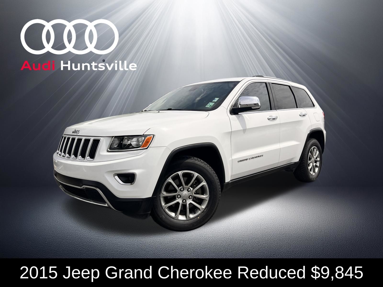 Bright White Clearcoat 2015 Jeep Grand Cherokee Limited SUV / Crossover 4X2 8-Speed Automatic