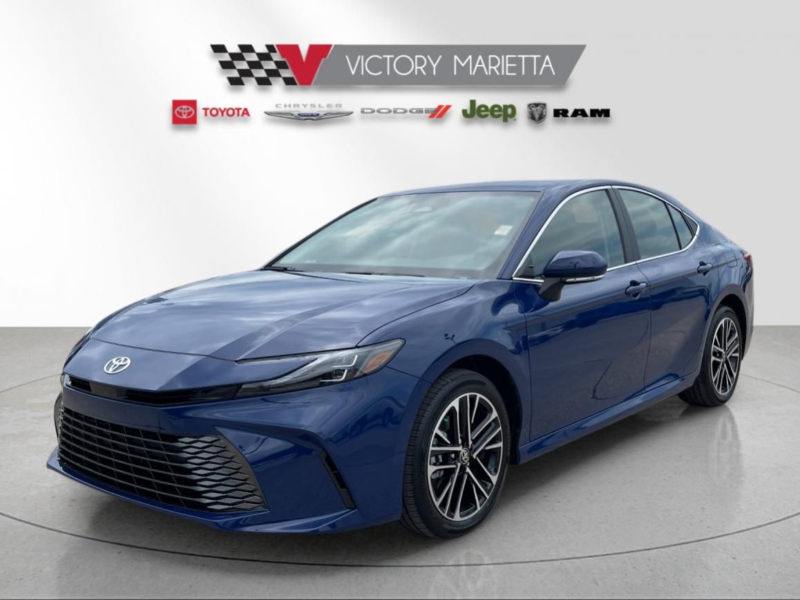 Blue 2026 Toyota Camry Sedan All-Wheel Drive Continuously Variable Transmission