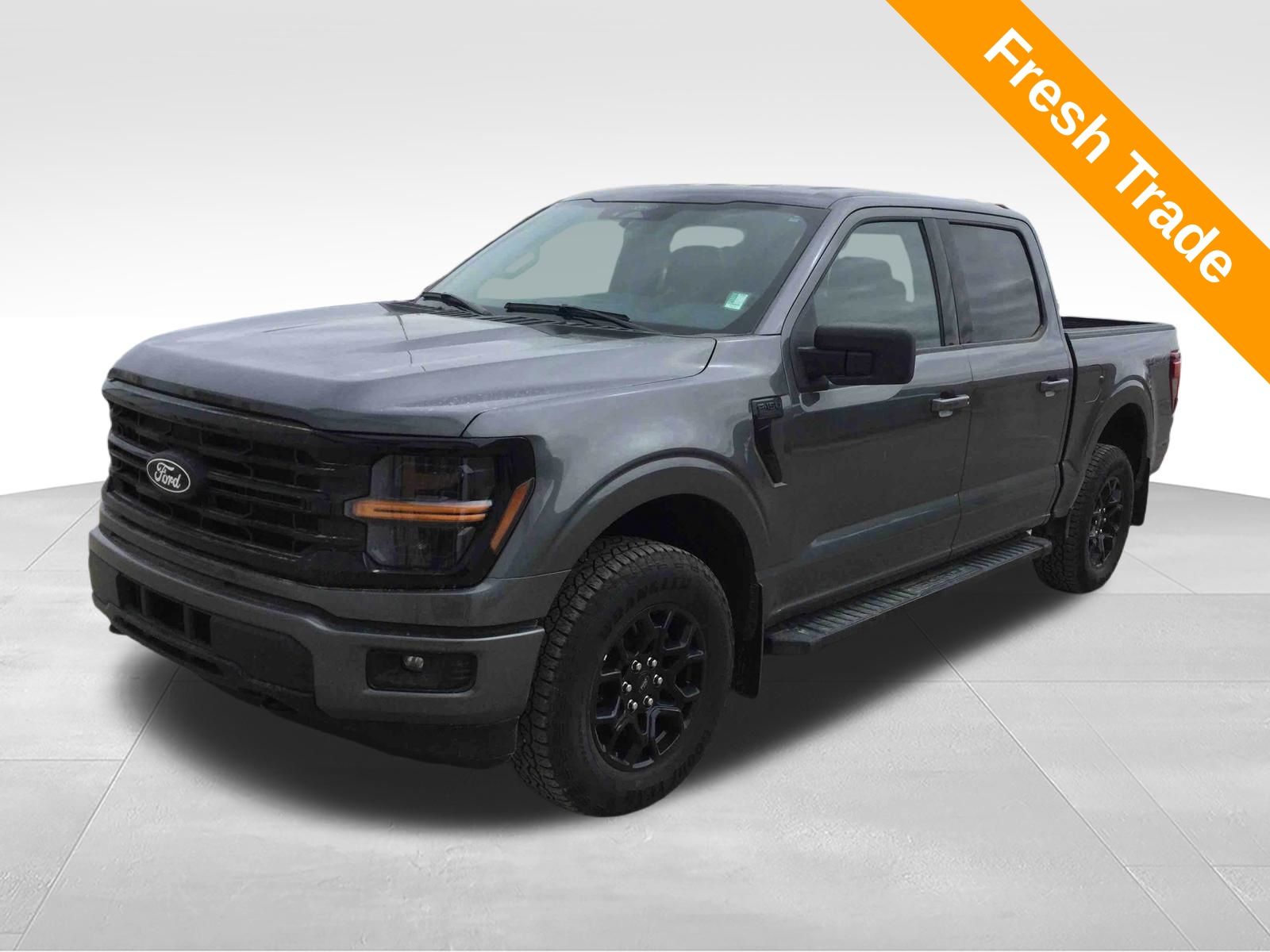 Gray 2025 Ford F-150 Pickup Truck Four-Wheel Drive Automatic