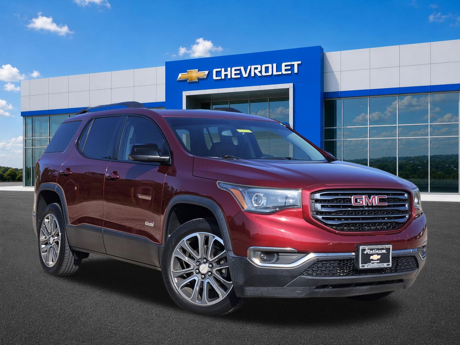 Crimson Red Tintcoat 2017 GMC Acadia SUV / Crossover Four-Wheel Drive 6-Speed Automatic