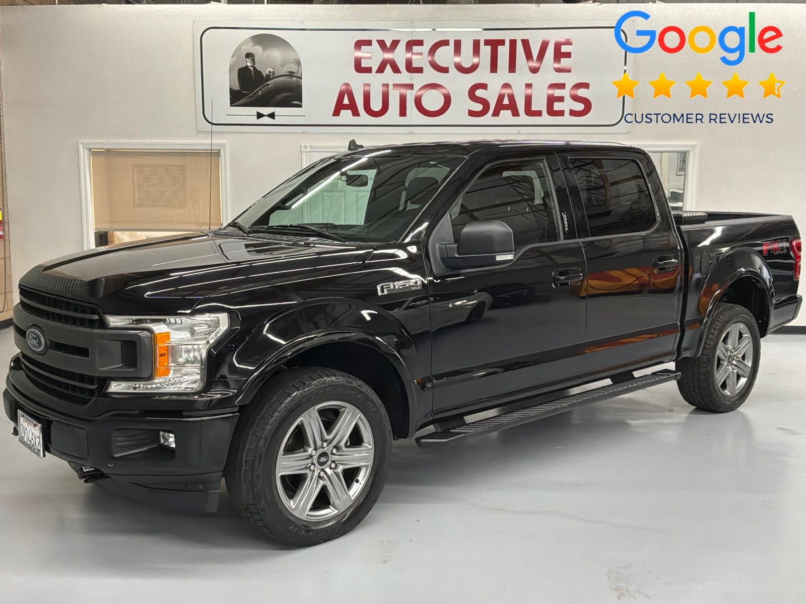 Black Metallic 2019 Ford F-150 Pickup Truck Four-Wheel Drive Automatic