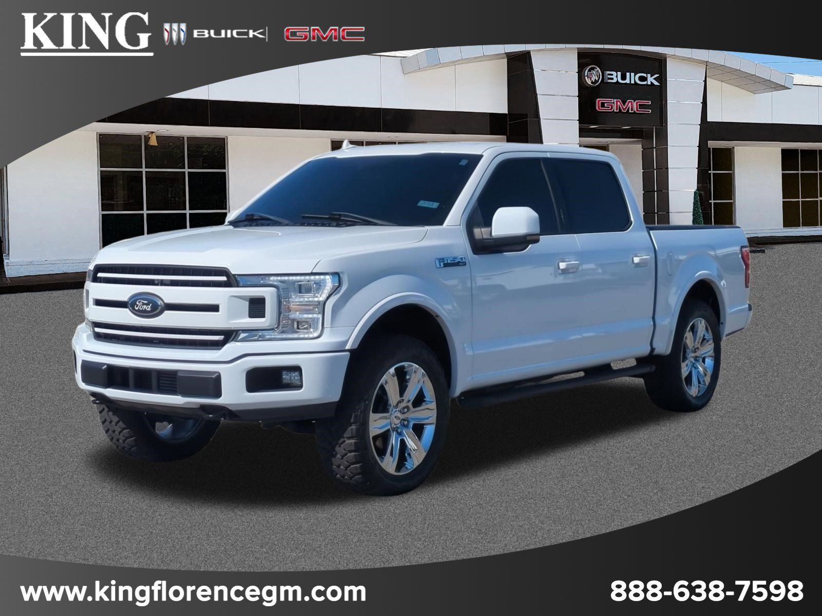 Oxford White 2018 Ford F-150 XLT SuperCrew 4WD Pickup Truck Four-Wheel Drive Automatic