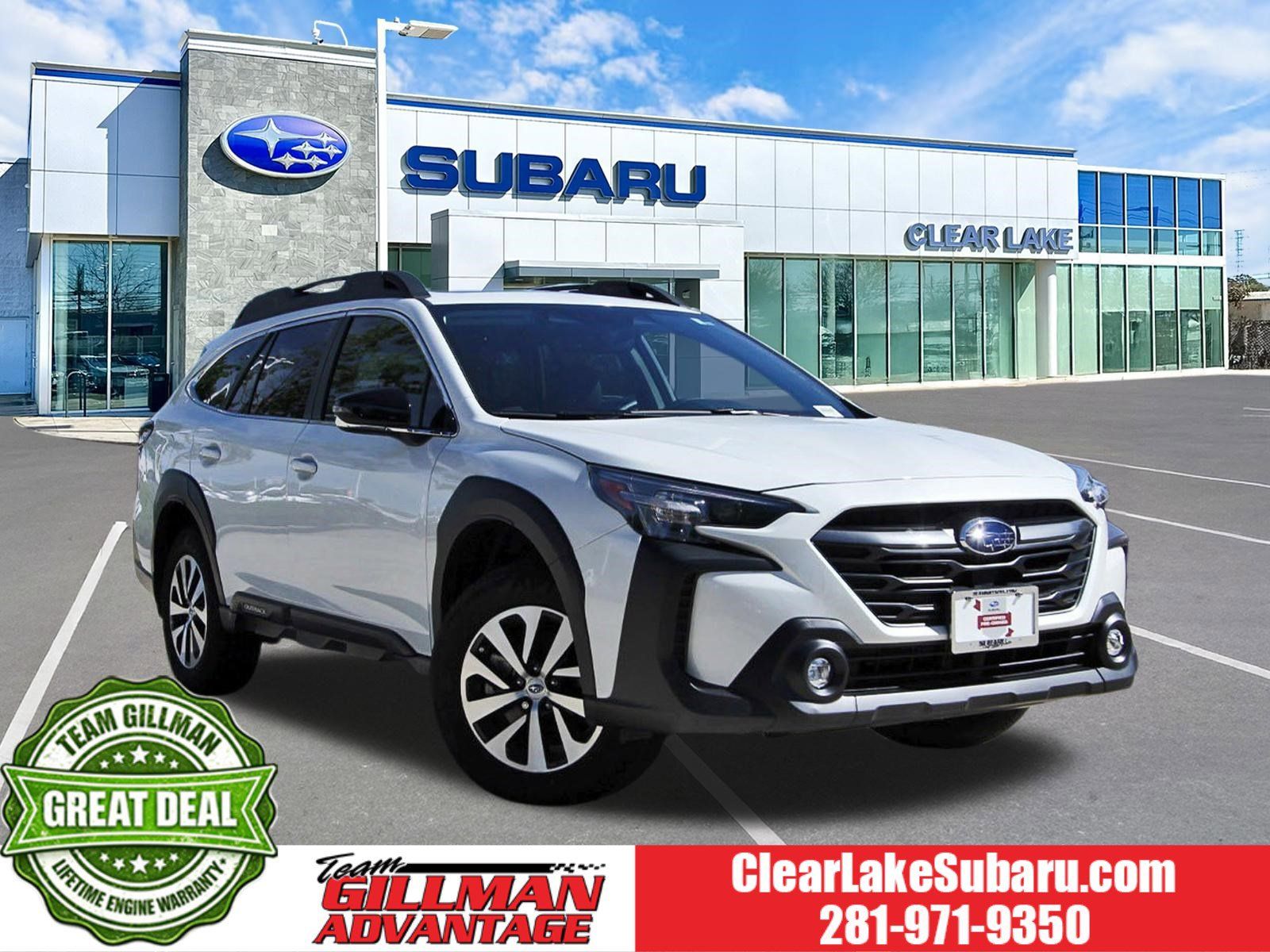 Crystal White Pearl 2025 Subaru Outback Premium AWD SUV / Crossover All-Wheel Drive Continuously Variable Transmission