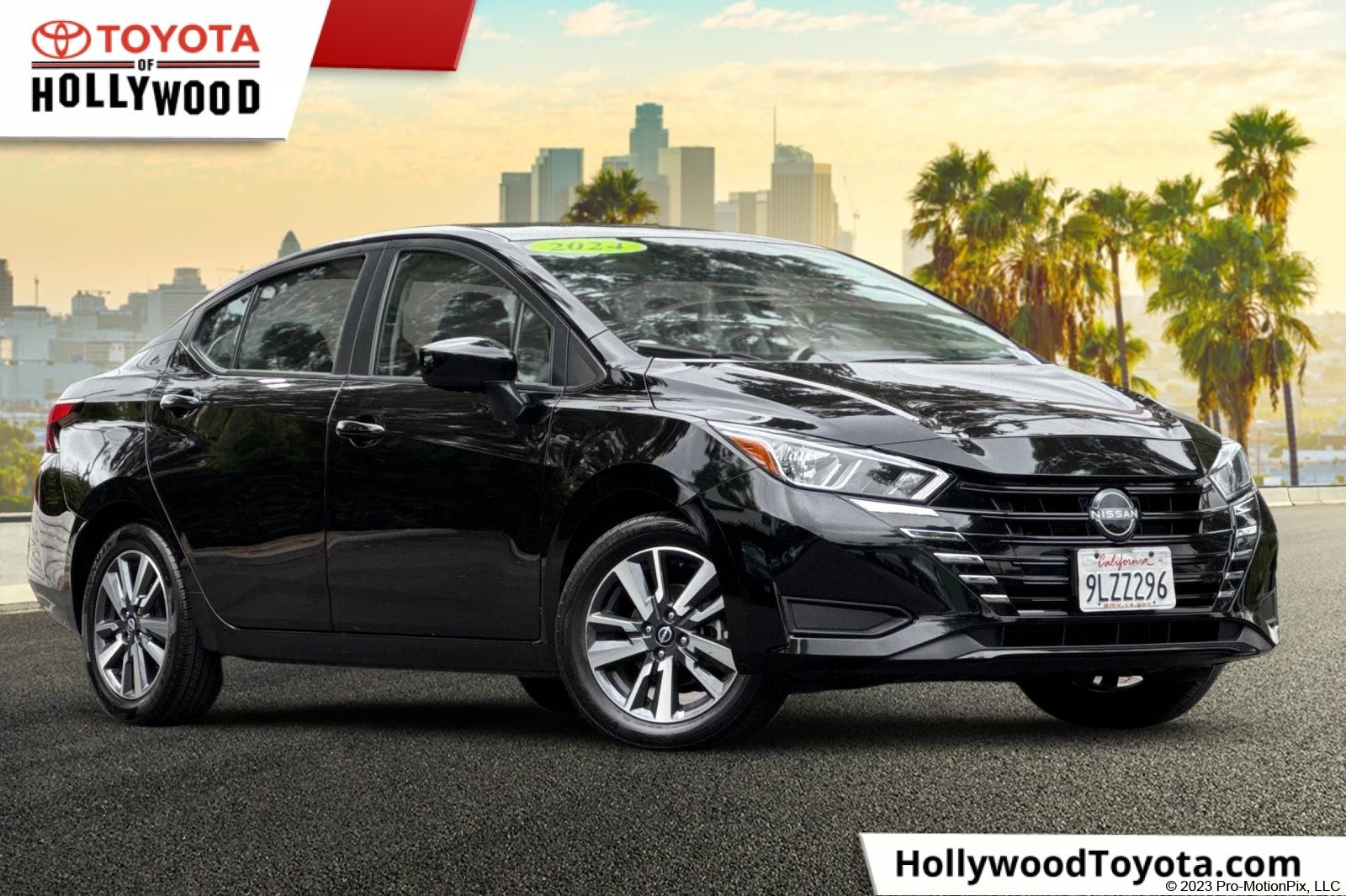 Super Black Metallic 2024 Nissan Versa Sedan Front-Wheel Drive Continuously Variable Transmission