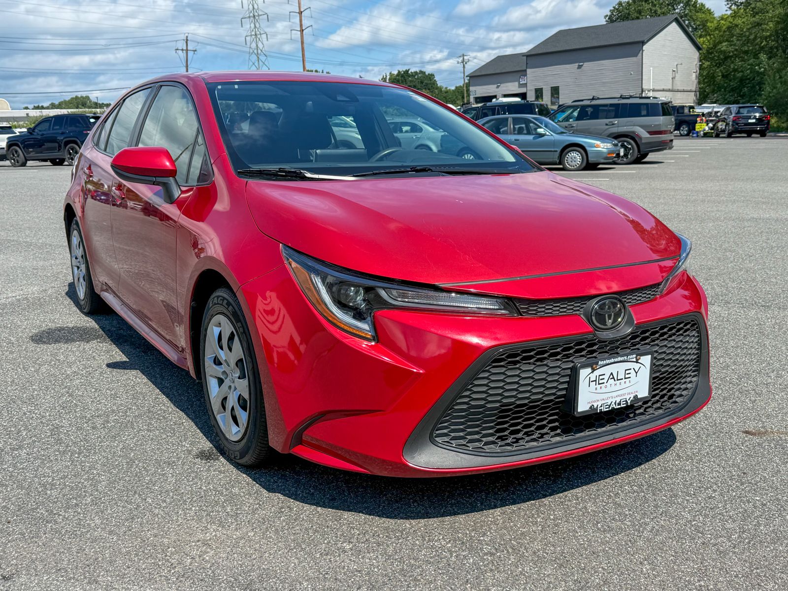 Barcelona Red Metallic 2021 Toyota Corolla Sedan Front-Wheel Drive Continuously Variable Transmission