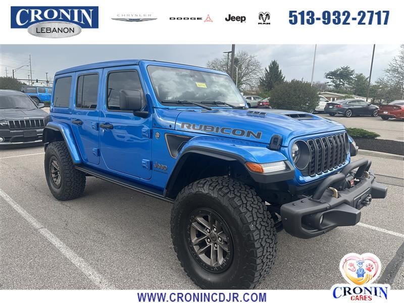Hydro Blue Pearl Coat 2024 Jeep Wrangler Rubicon 392 4-Door 4WD SUV / Crossover Four-Wheel Drive 8-Speed Automatic