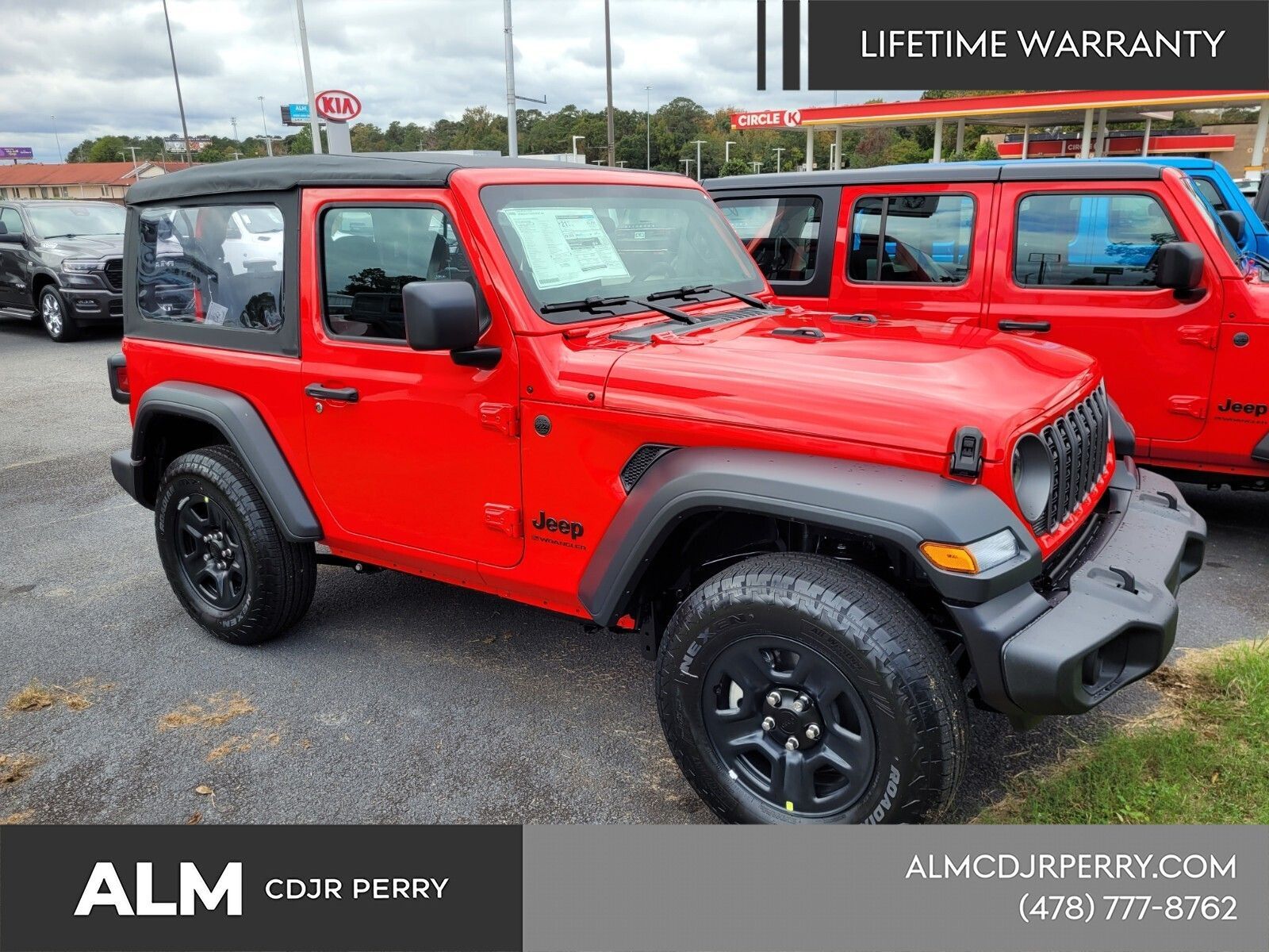 New 2026 Firecracker Red Clear-Coat Exterior Paint Jeep Sport image 18