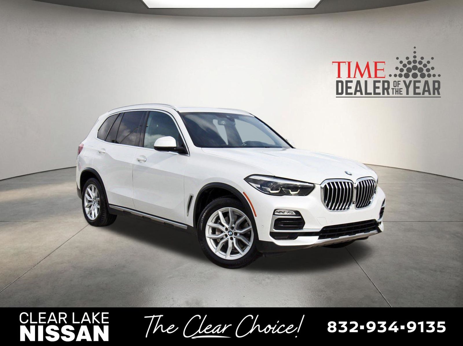 White Metallic 2019 BMW X5 xDrive40i AWD SUV / Crossover All-Wheel Drive 8-Speed Automatic