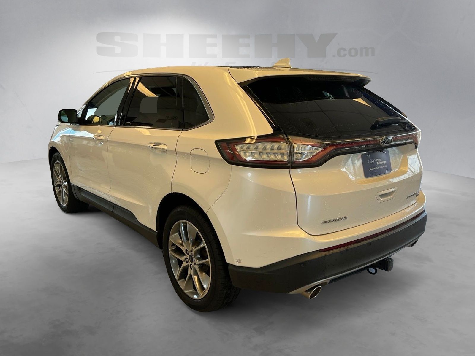 Certified Used 2017 White Platinum Clearcoat Metallic Ford Titanium image 12