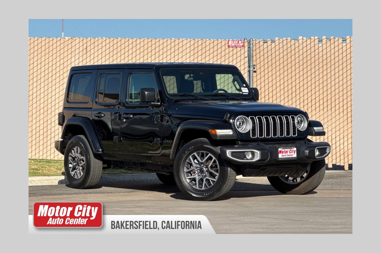Black Clearcoat 2025 Jeep Wrangler SUV / Crossover Four-Wheel Drive 8-Speed Automatic