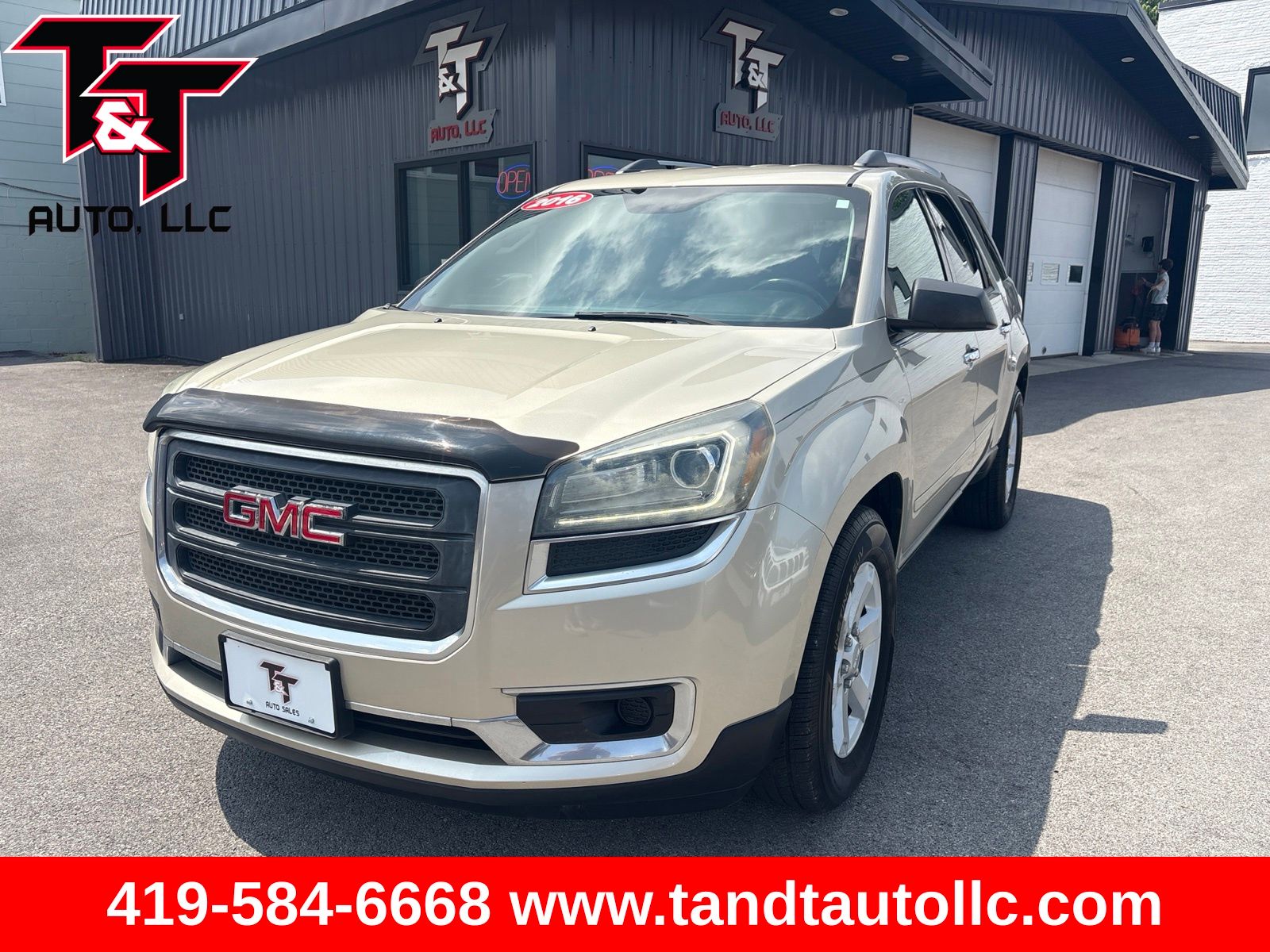 Sparkling Silver Metallic 2016 GMC Acadia SUV / Crossover Front-Wheel Drive 6-Speed Automatic