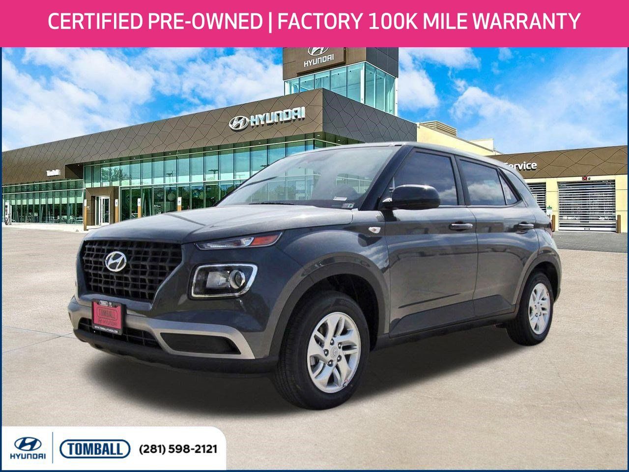 Ecotronic Gray 2026 Hyundai Venue SUV / Crossover Front-Wheel Drive Continuously Variable Transmission