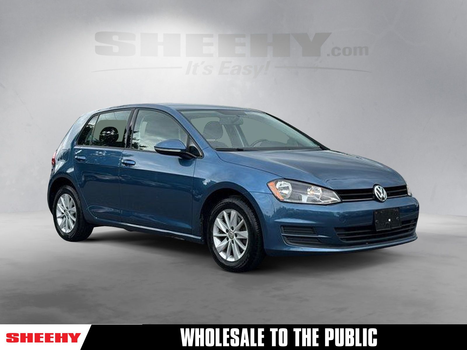 Blue Metallic 2017 Volkswagen Golf Hatchback Front-Wheel Drive 6-Speed Automatic