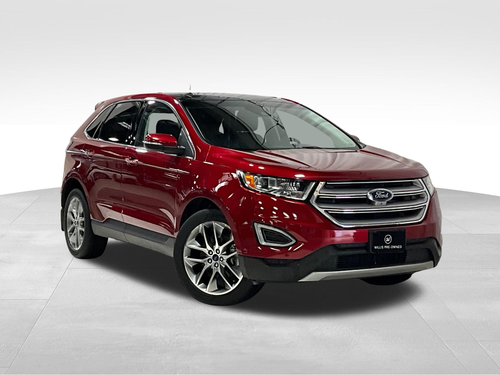 Ruby Red Metallic Tinted Clearcoat 2016 Ford Edge SUV / Crossover All-Wheel Drive 6-Speed Automatic