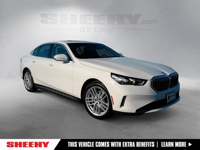 Alpine White 2024 BMW 5 Series Sedan All-Wheel Drive 8-Speed Automatic