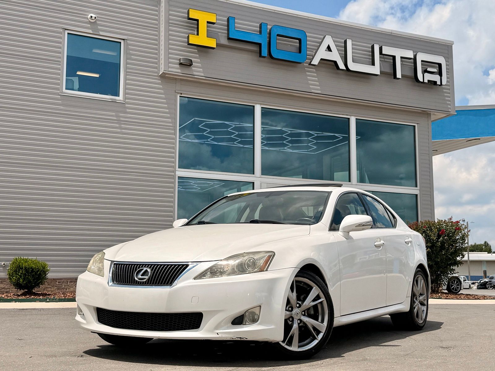 White 2010 Lexus IS Sedan Rear-Wheel Drive 6-Speed Automatic