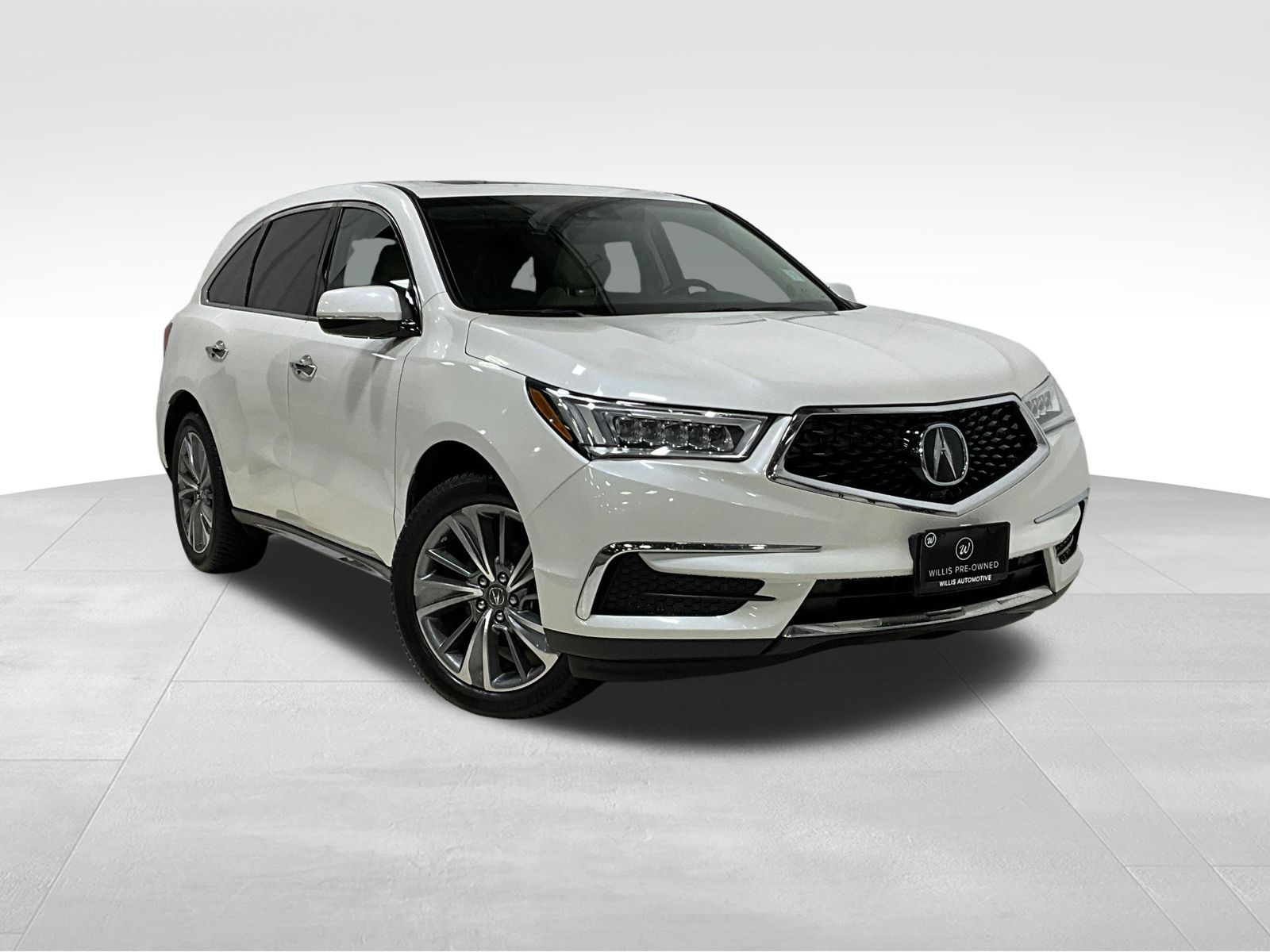 White Diamond Pearl 2017 Acura MDX SH-AWD with Technology Package SUV / Crossover All-Wheel Drive 9-Speed Automatic