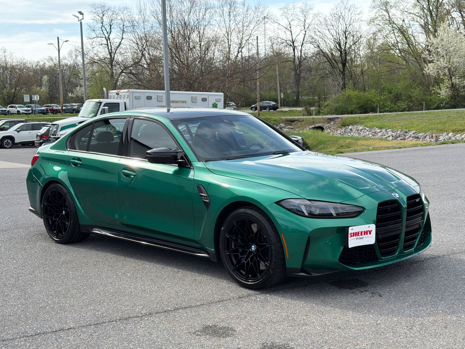 Green Metallic 2025 BMW M3 RWD Sedan Rear-Wheel Drive 6-Speed Manual