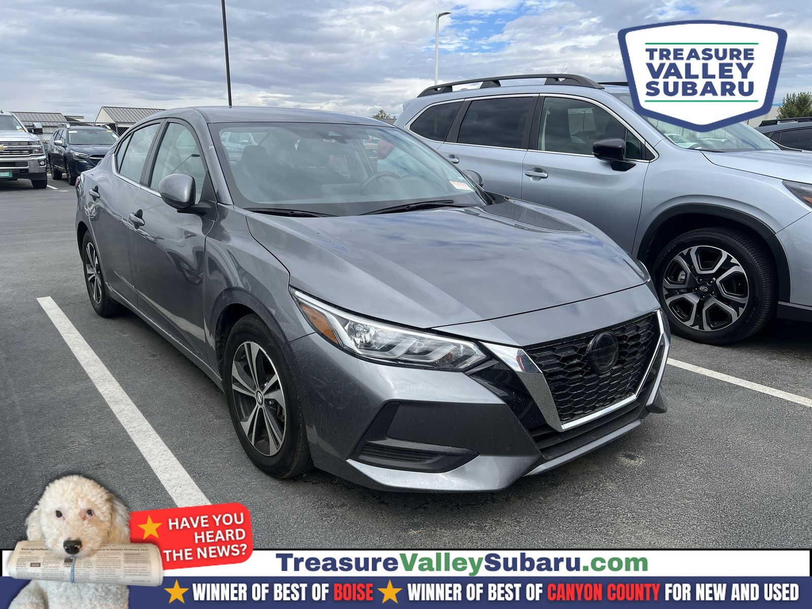 Gray (Gun Metallic) 2023 Nissan Sentra Sedan Front-Wheel Drive Continuously Variable Transmission