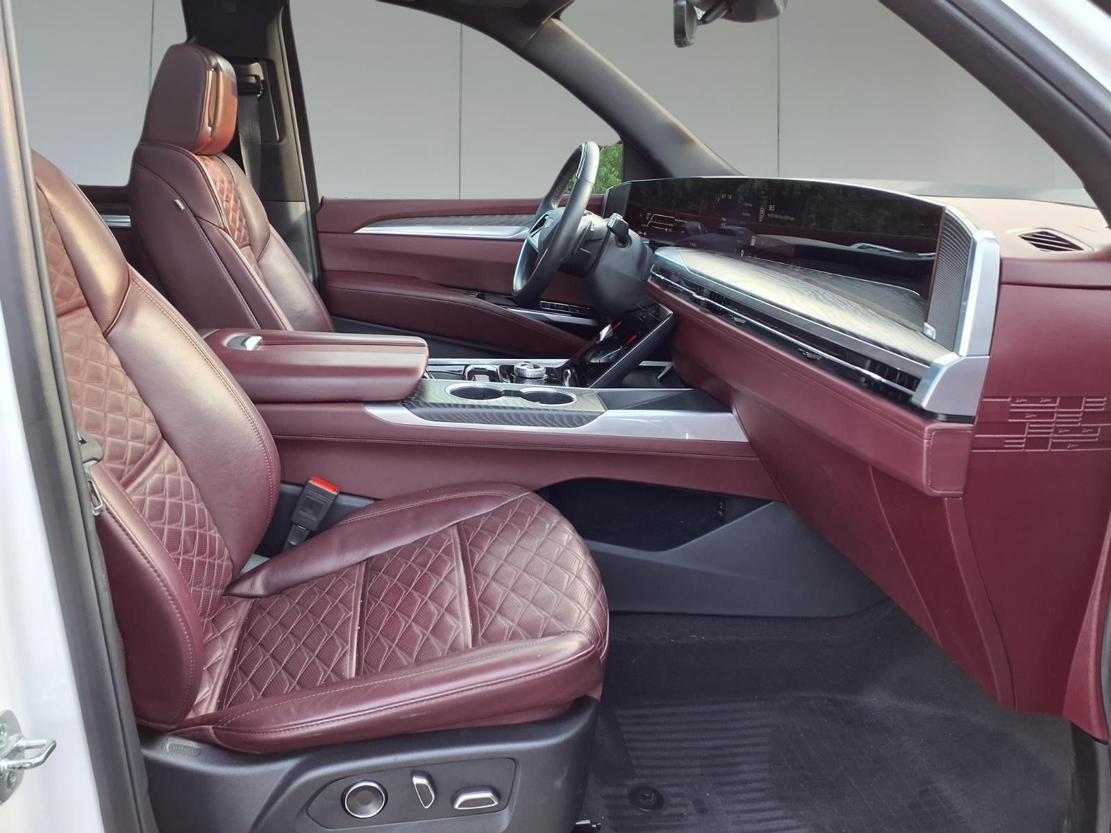2025 Cadillac Escalade Premium Luxury White at Central Houston Nissan