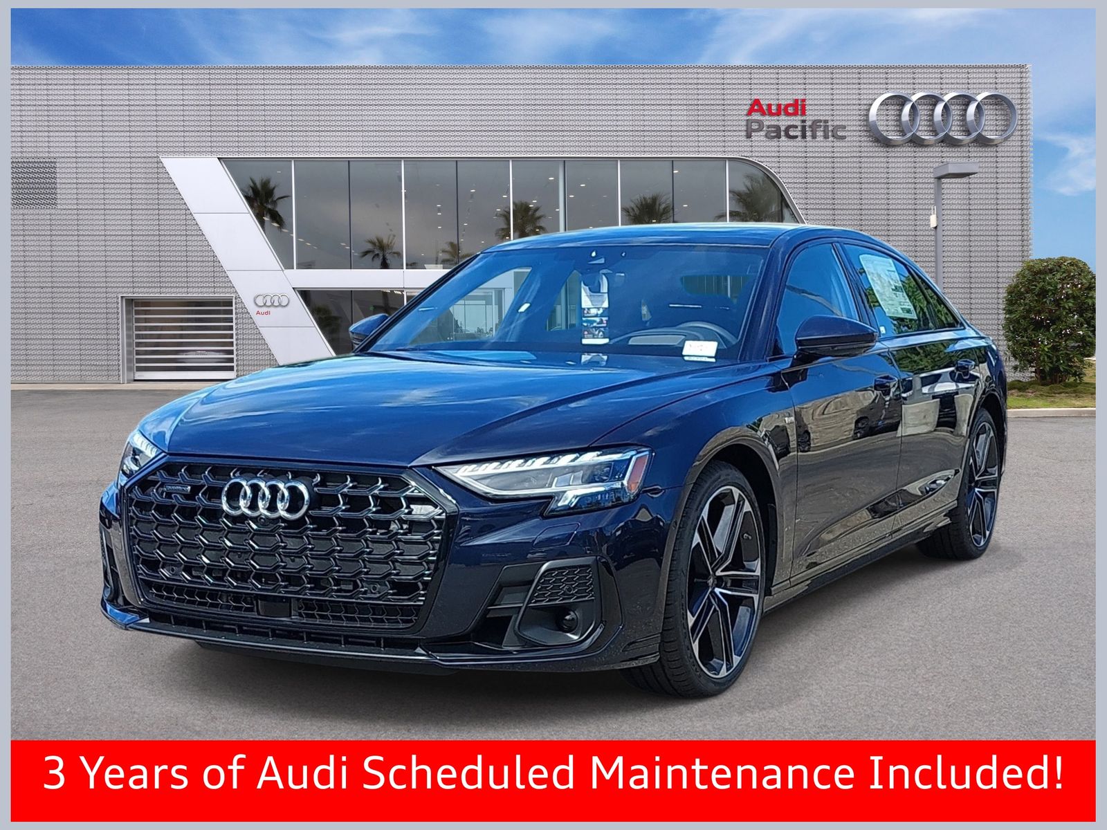 FIRMAMENT BLUE 2026 Audi A8 Sedan All-Wheel Drive 8-Speed Automatic