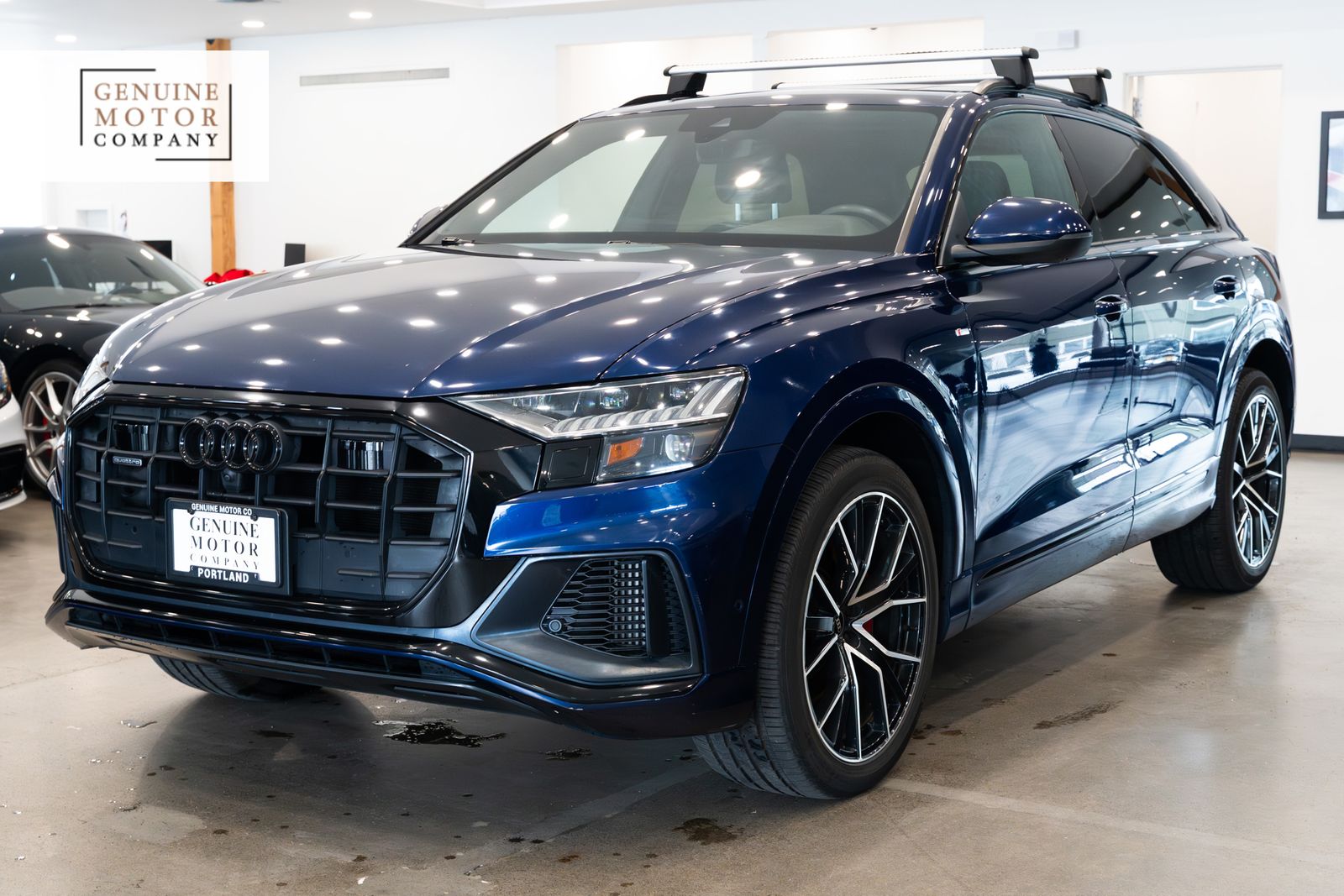 Ascari Blue 2021 Audi Q8 quattro Premium Plus 55 TFSI SUV / Crossover All-Wheel Drive 8-Speed Automatic
