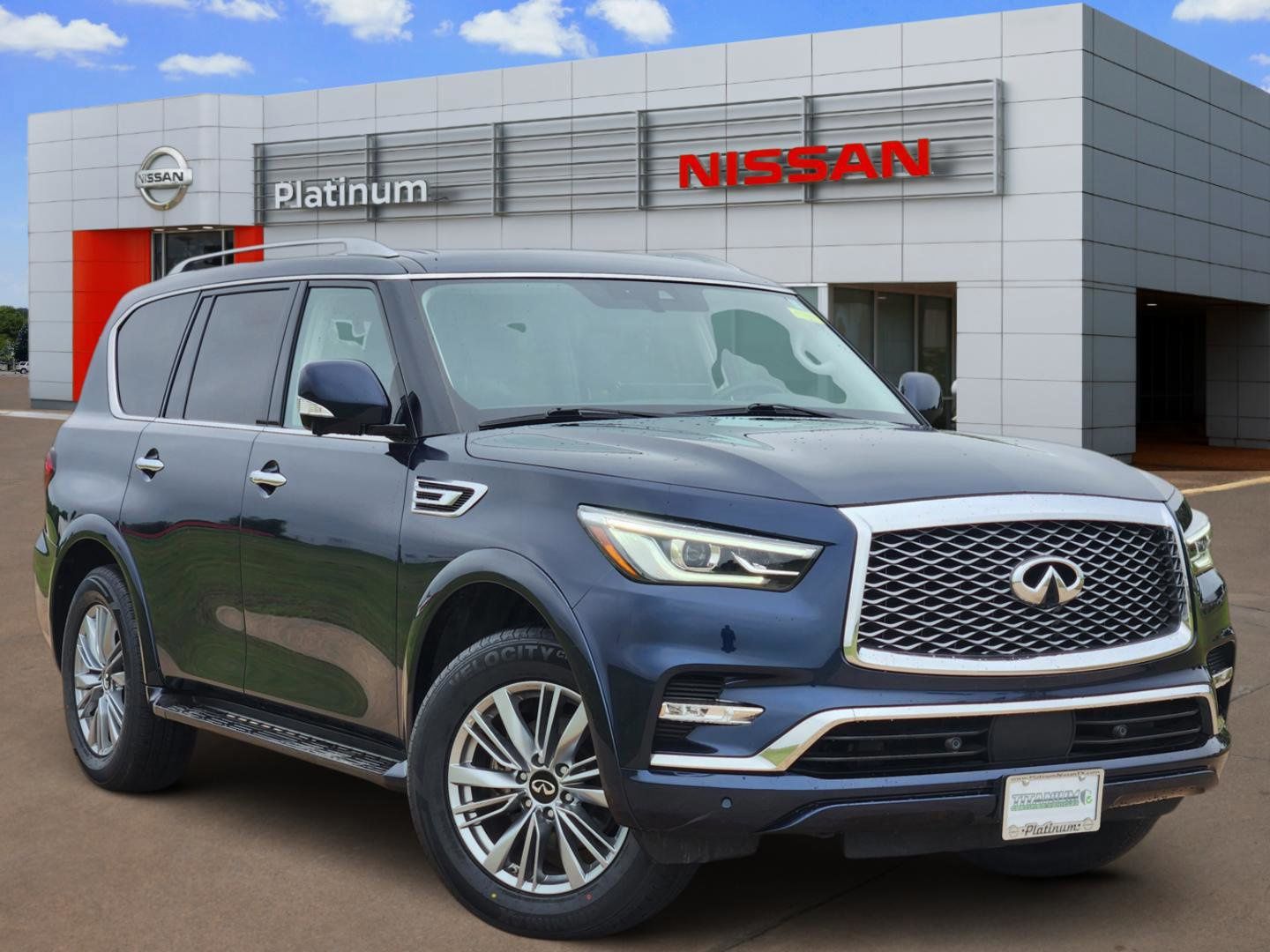 Hermosa Blue 2024 INFINITI QX80 SUV / Crossover Rear-Wheel Drive 7-Speed Automatic