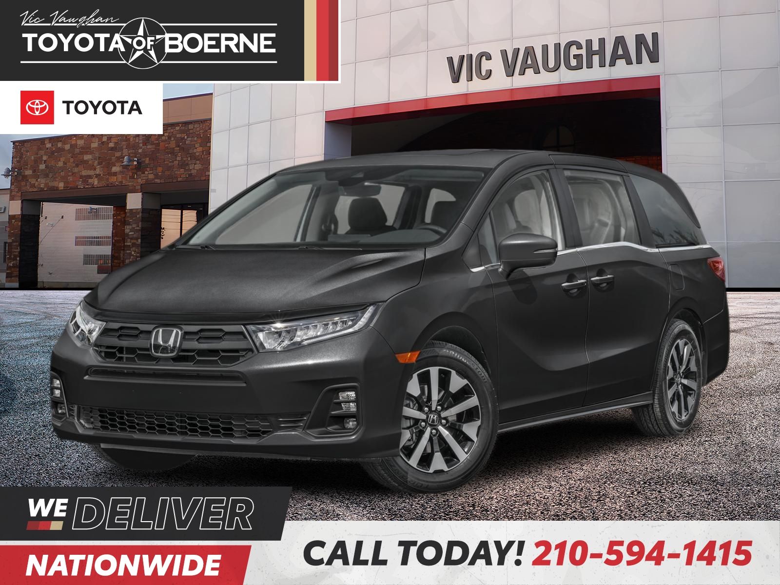 Crystal Black Pearl 2025 Honda Odyssey Minivan Front-Wheel Drive Automatic