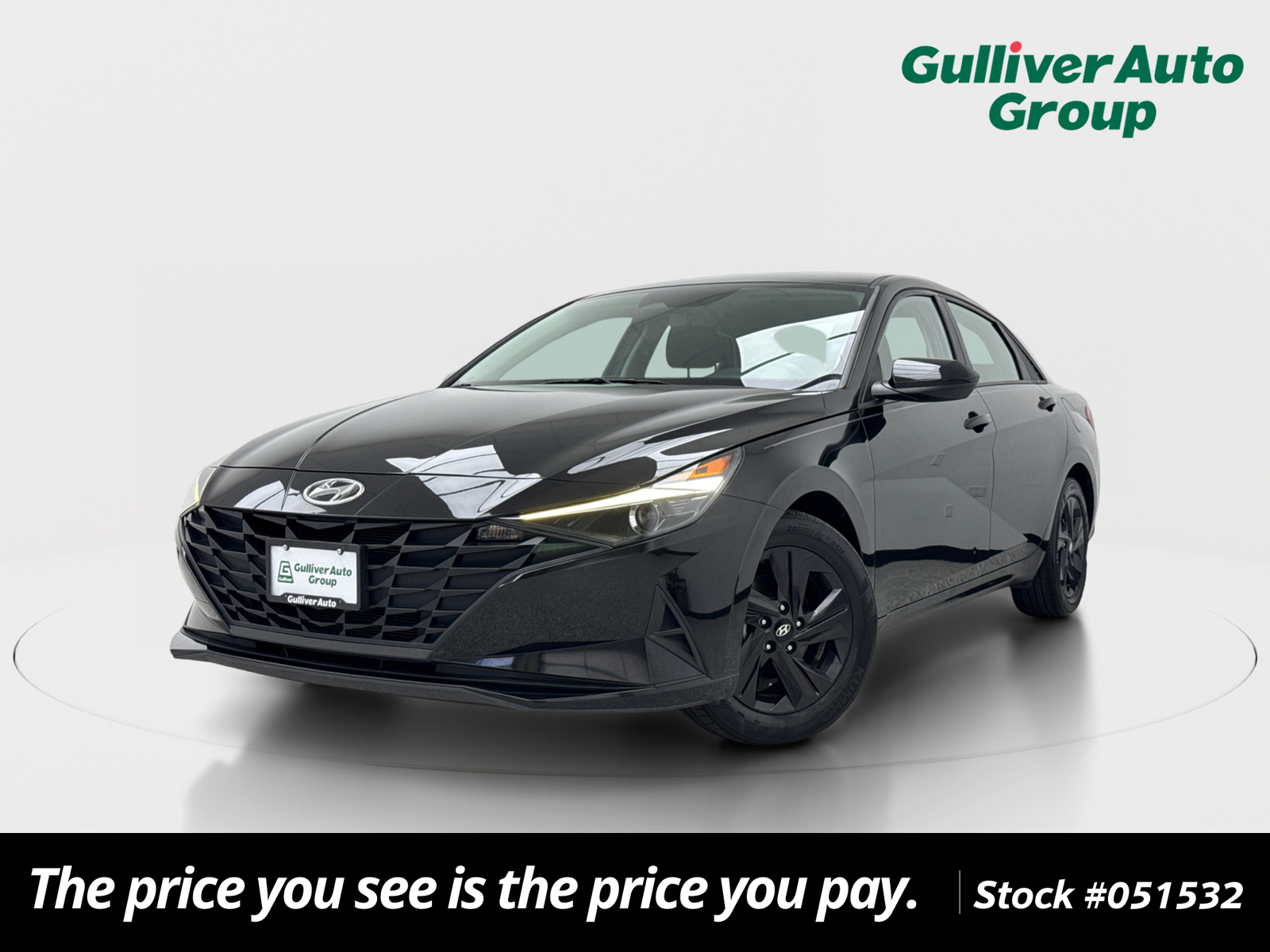 Phantom Black 2021 Hyundai Elantra SEL FWD Sedan Front-Wheel Drive Continuously Variable Transmission