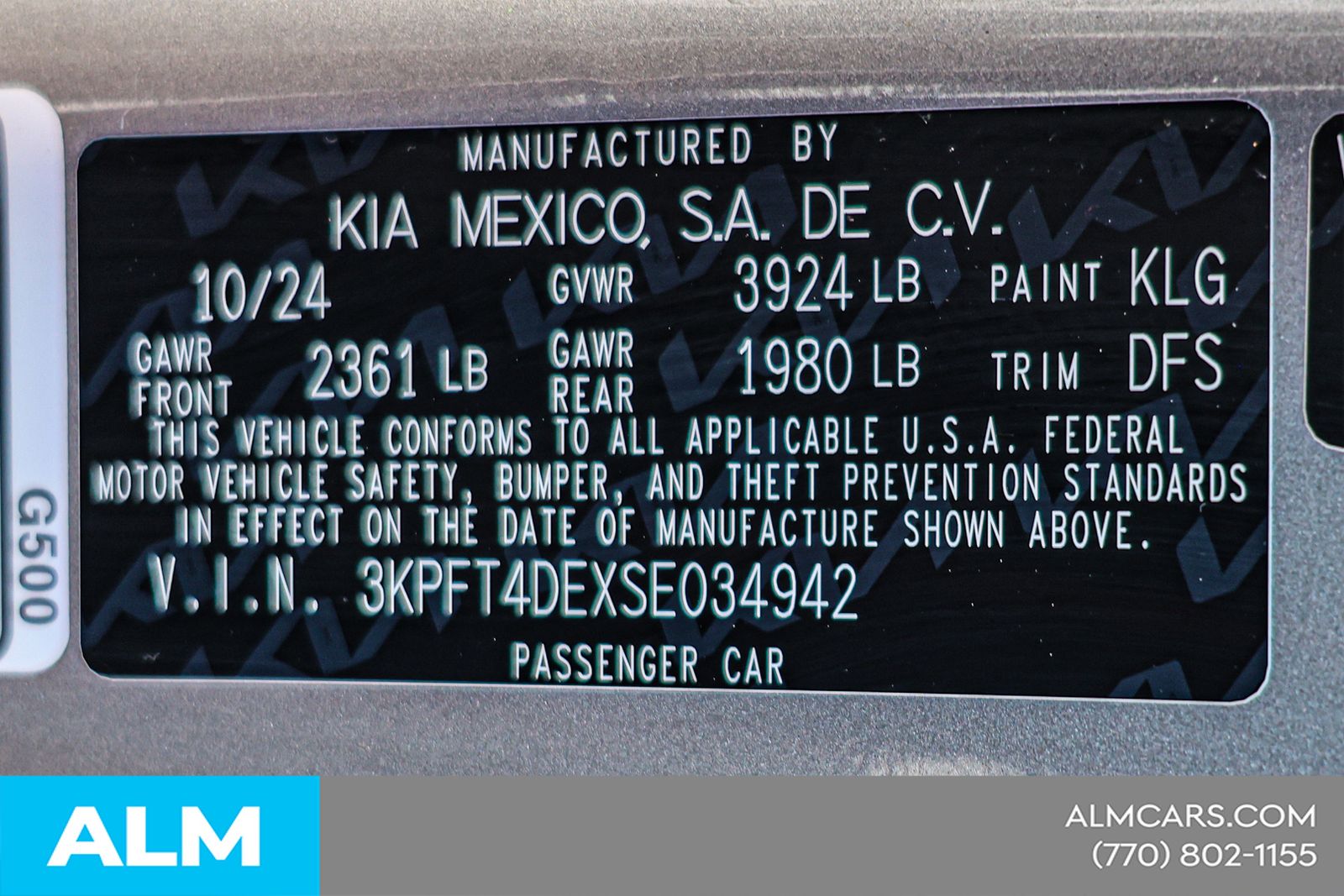 Used 2025 Gray Kia LXS image 46