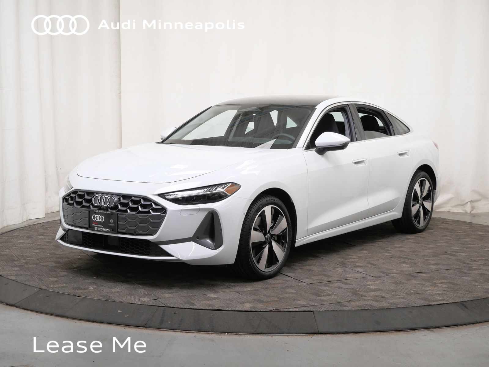 Glacier White 2025 Audi A5 Sedan All-Wheel Drive 7-Speed Automatic