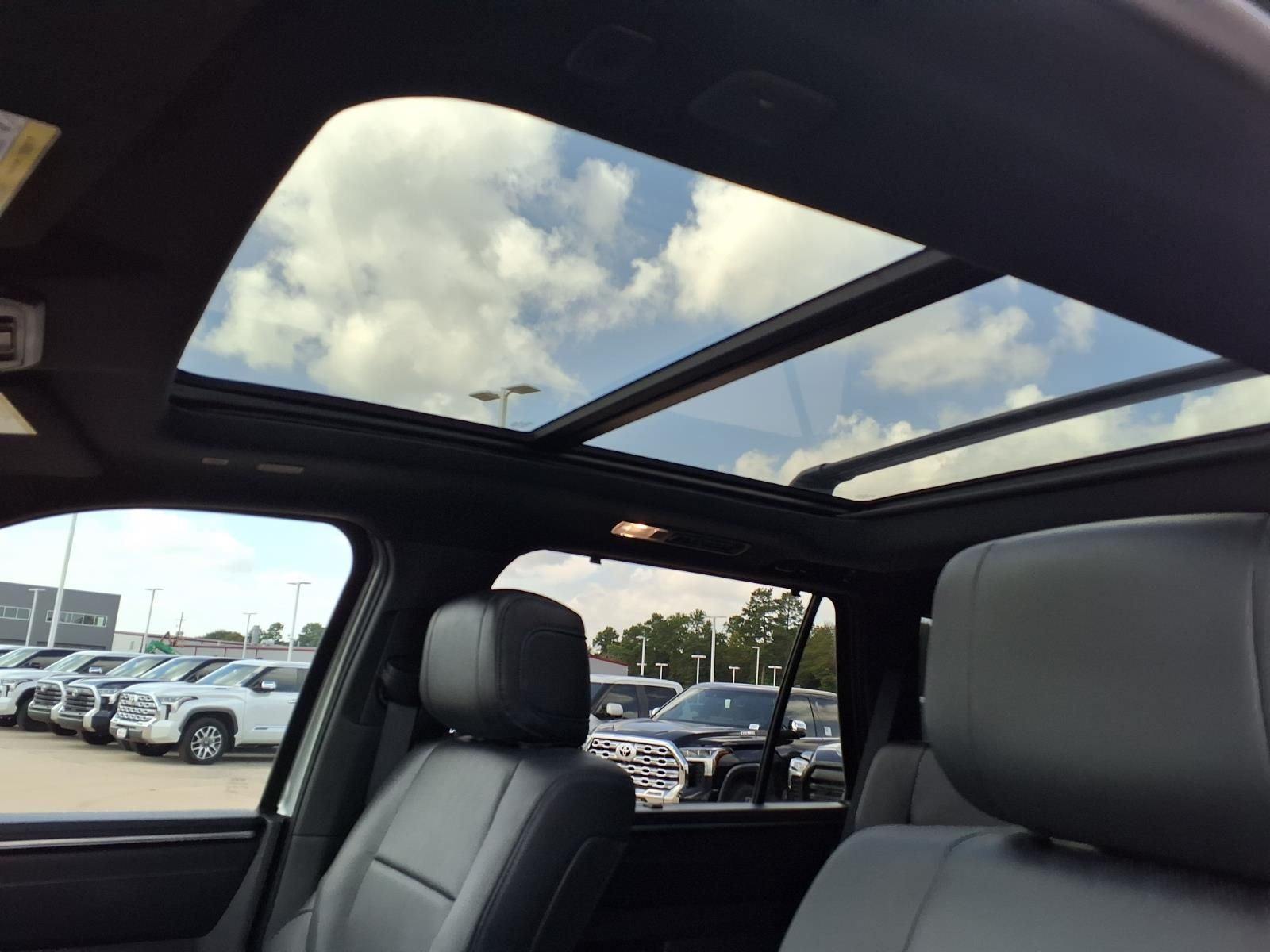 2025 Toyota Sequoia Platinum Silver at Bayway Cadillac of The Woodlands